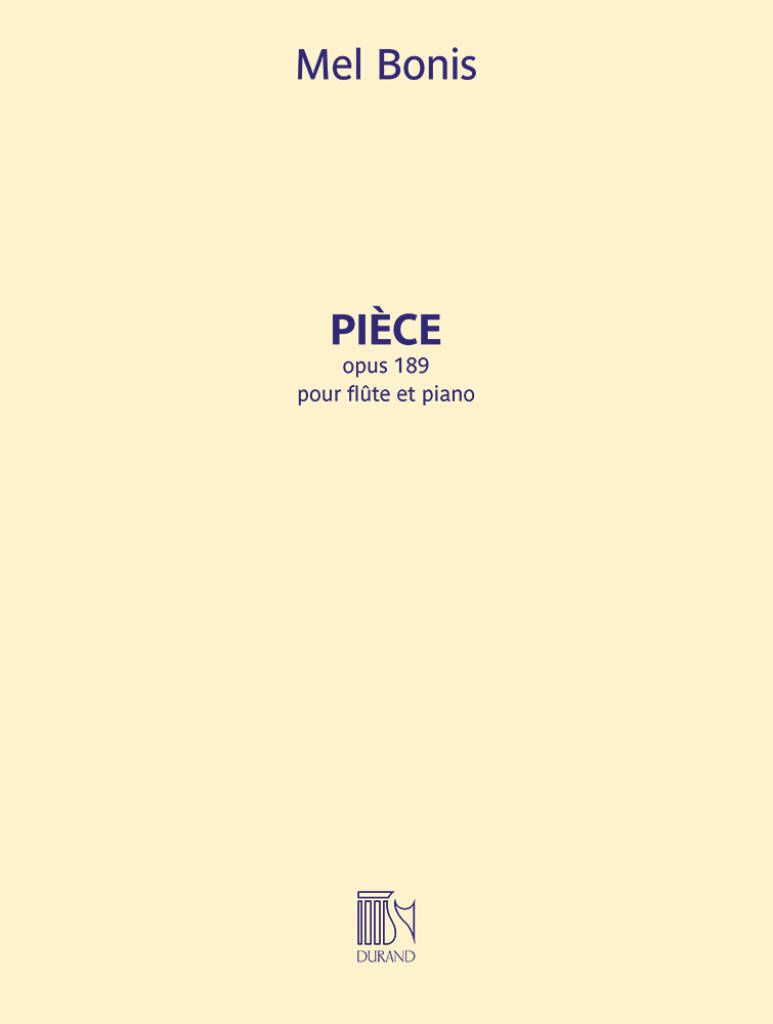 Pièce pour flûte et piano
